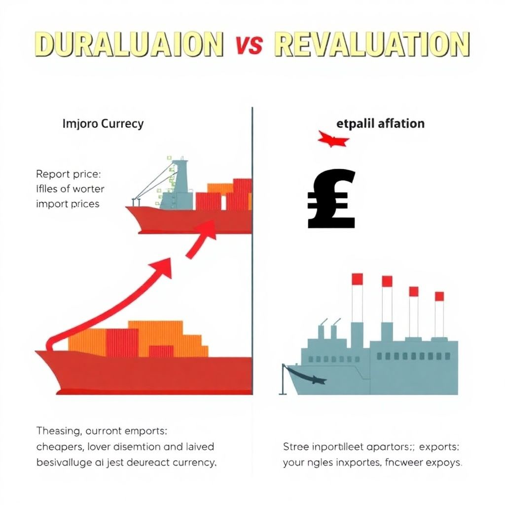 Девальвация и ревальвация валюты: влияние колебаний курса на экономику страны