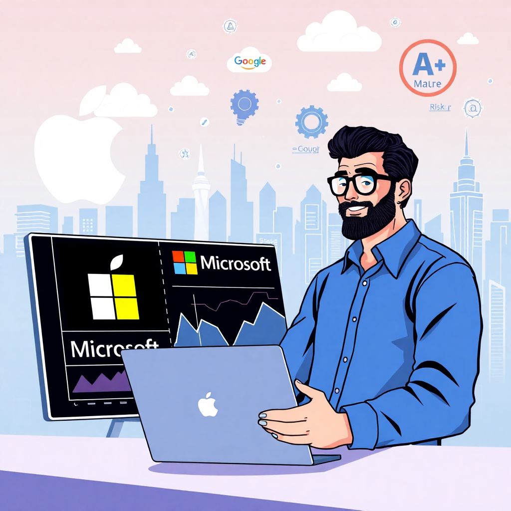 Как инвестировать в акции техгигантов и получать стабильный доход шаг за шагом