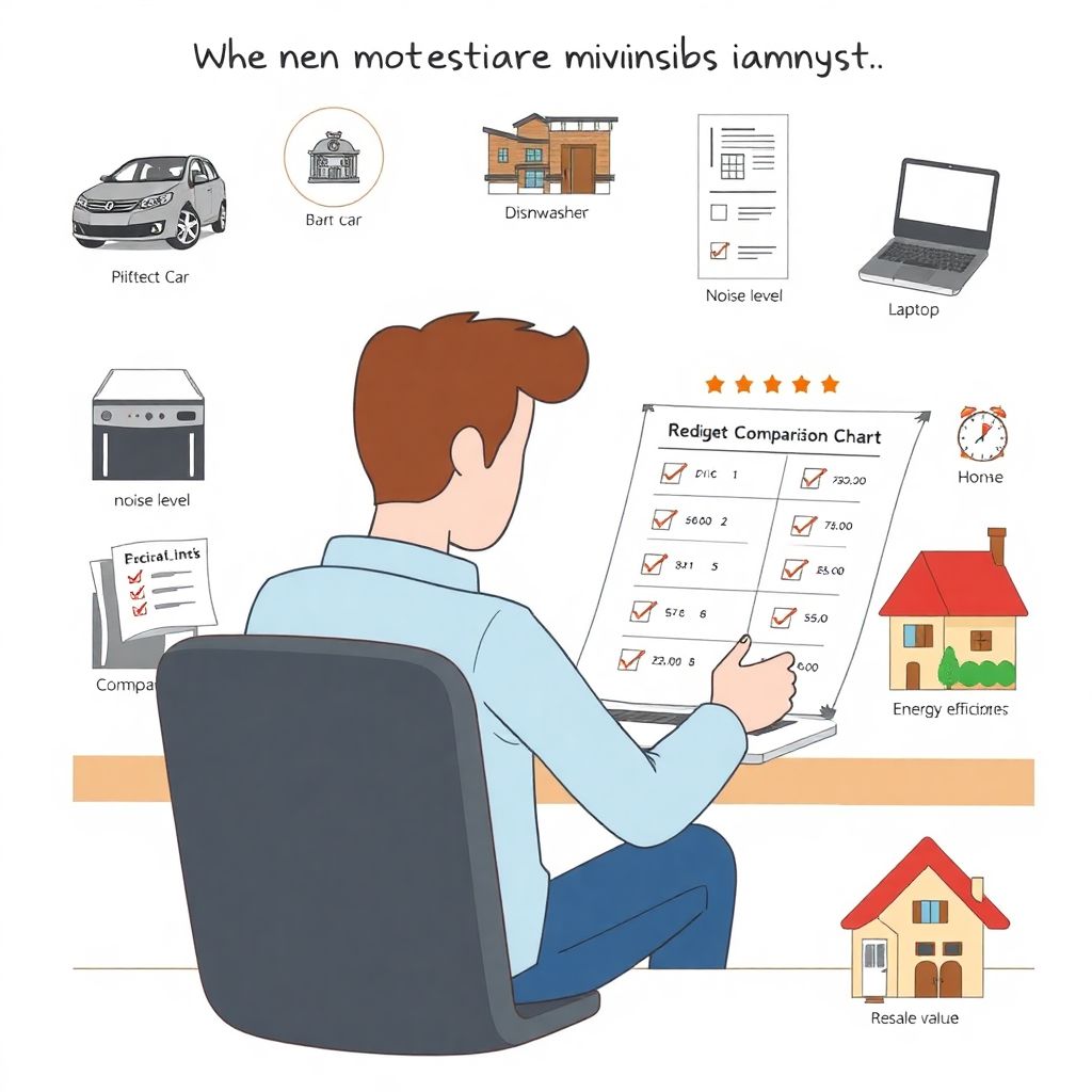 Как составлять comparison-списки перед крупными покупками для разумного выбора