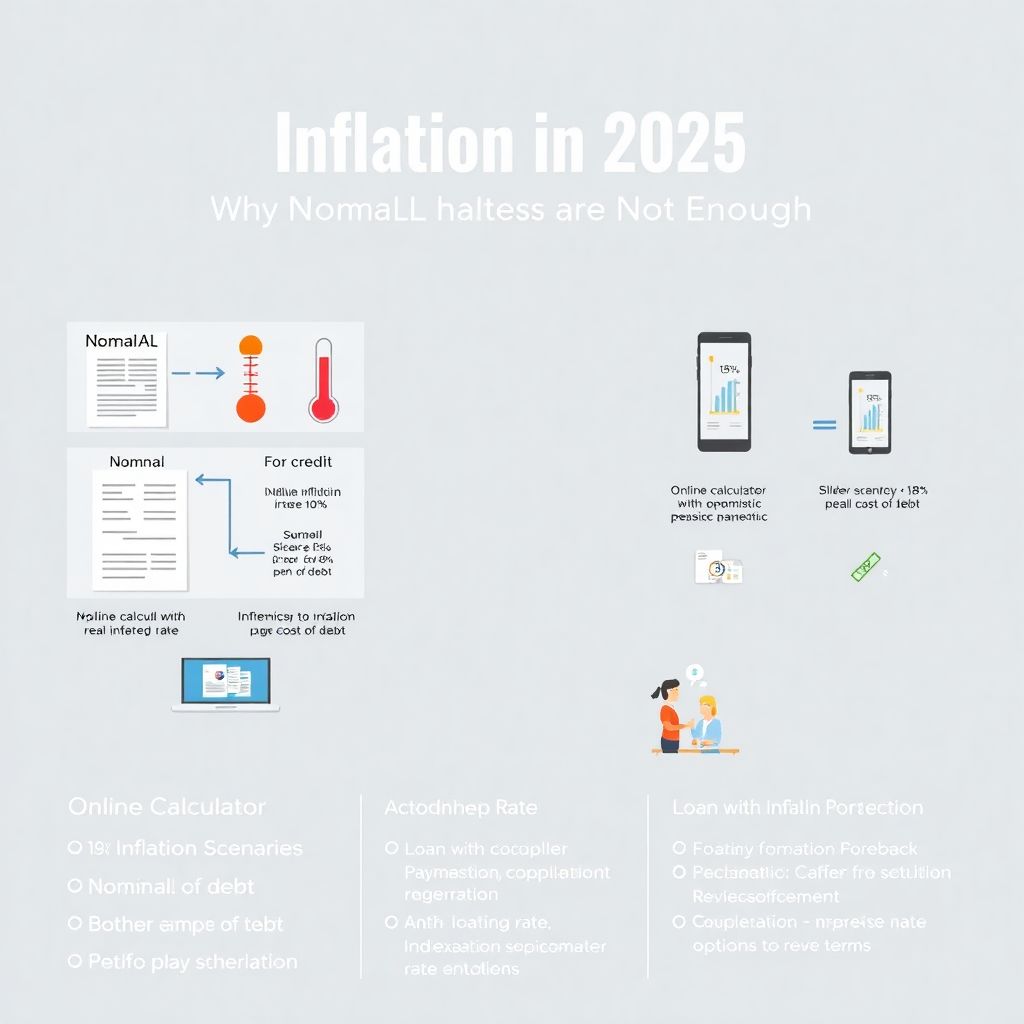 Как учитывать инфляцию при расчетах по кредитам и депозитам банка