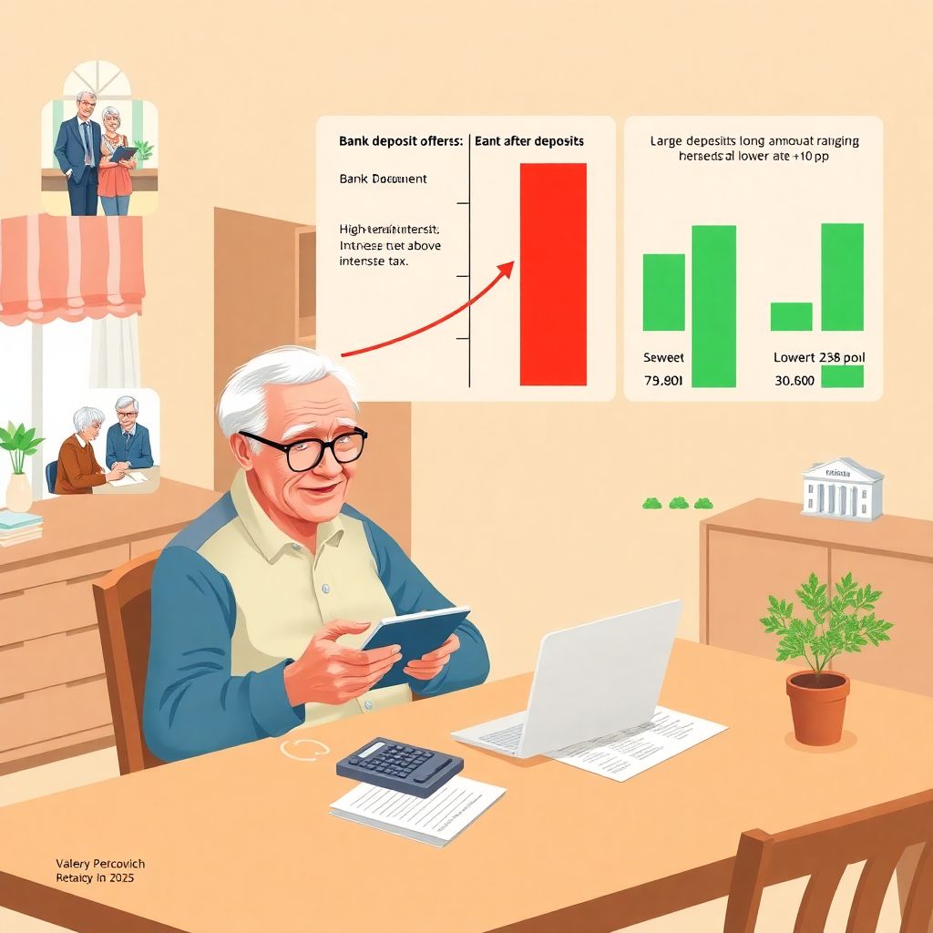 Как выбрать депозит для пенсионера с учётом налогов и сохранить доходность