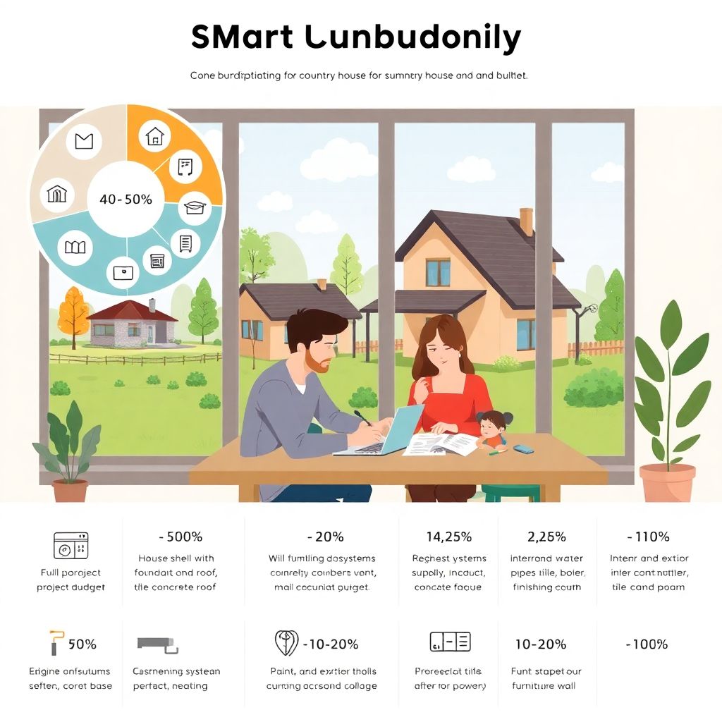 Как планировать бюджет на дом и дачу, чтобы избежать долгов и долгостроя